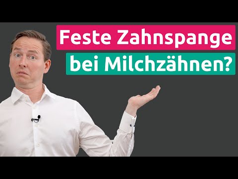 Milchzähne und feste Zahnspange - wie passt das zusammen? KFO1 - Praxis Dr. Schmidt