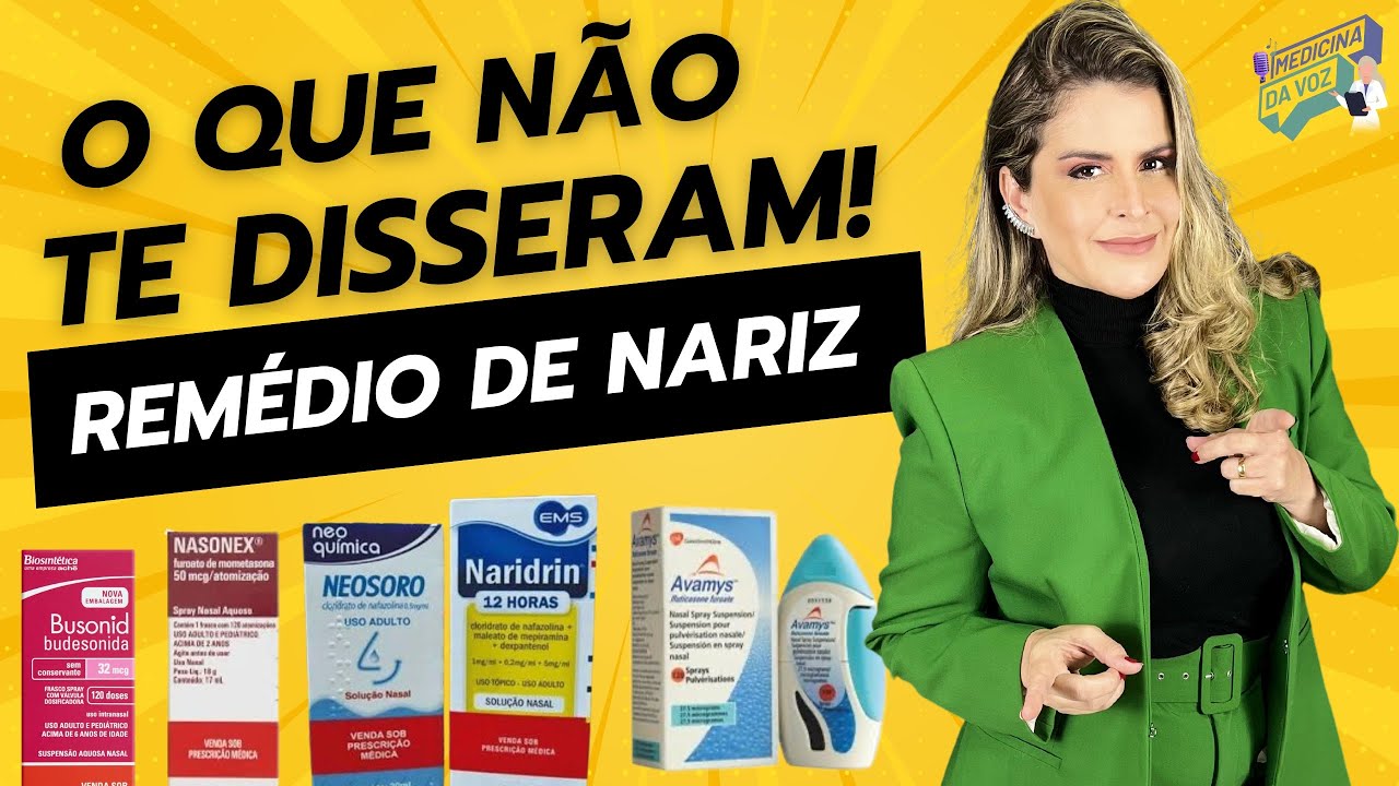 Remédios de nariz: o que não te disseram!