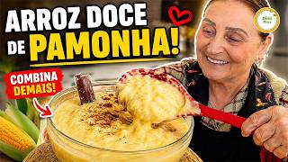 COLOQUEI MILHO NO ARROZ DOCE E TODO MUNDO ME PEDIU A RECEITA | ARROZ DOCE DE PAMONHA | PAMONHA #1354