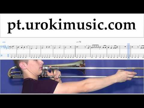 Aprender Trombone David Guetta, Justin Bieber - 2U Tablatura Parte#2 um-i372