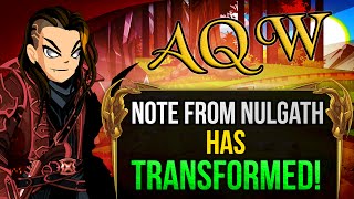 =AQW= Note from Nulgath has Transformed! (Death's Bright Blade)