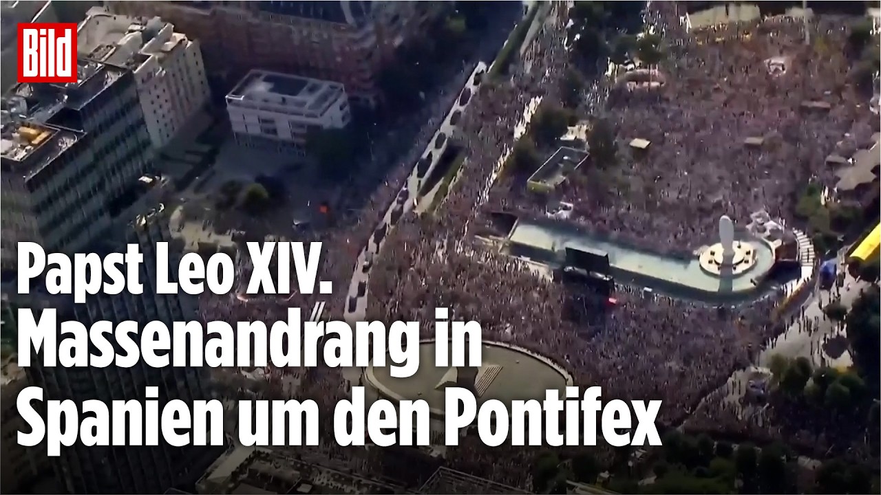 MADRID: Millionen Menschen feiern Papst Leo XIV.