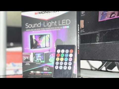 Monster illumination Sound to Light LED Review + Setup
