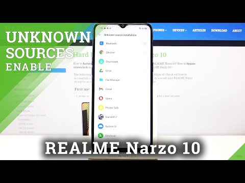 Enable Unknown Sources – REALME Narzo 10 and App Installation