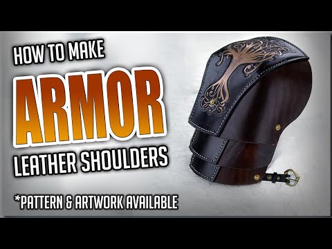 Making Leather Armor - Shoulders / Spaulders /...