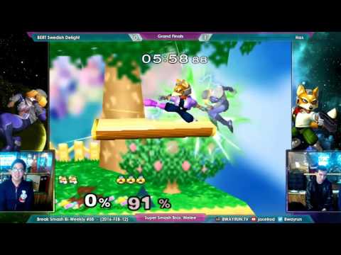The Break Smash #58   SSBM GF   BERT Swedish Delight VS Hax