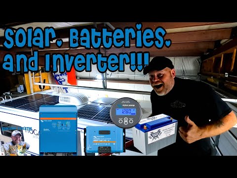 My RV Now Runs 100% Off Solar, Lithium Battleborn Batteries & Victron Inverter