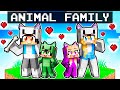 Having an ANIMAL FAMILY in Minecraft!