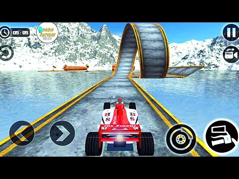 Impossible Formula Car Stunt Racing Tracks-Best Android Gameplay HD #26