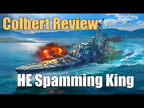 Colbert Review: HE Spamming King | World of Warships Legends | 4k