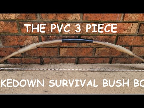 The 50lb 3 piece PVC Takedown Survival Bush Bow