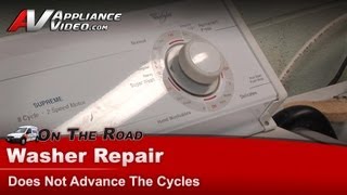 Whirlpool Washer Repair - Does Not Advance Cycles - LSR8233EQ0