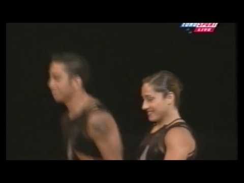 Sandra Arriagada, Jaime Salgado (Chile) - 1999 FISAF World Aerobic Championship