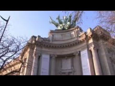 German pop star Kim Petras sits front row at Alexandre Vauthier fashion show