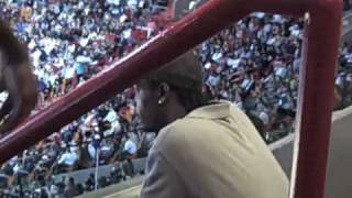 LIL CHUCKEE AND THE YOUNG MONEY AT THE HEATS GAME