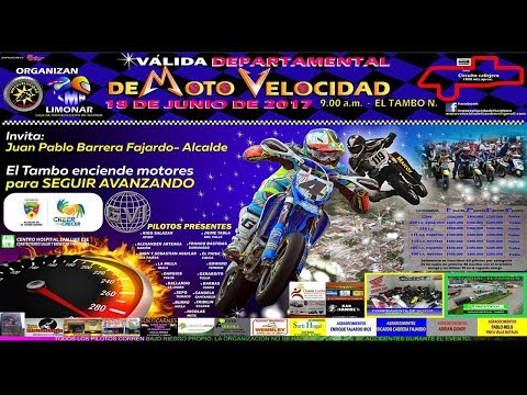Valida Departamental de MotoVelocidad El Tambo 2017