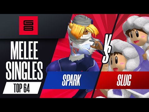 Spark vs Slug - Top 64 Melee Singles - G8 | Sheik vs Ice Climbers