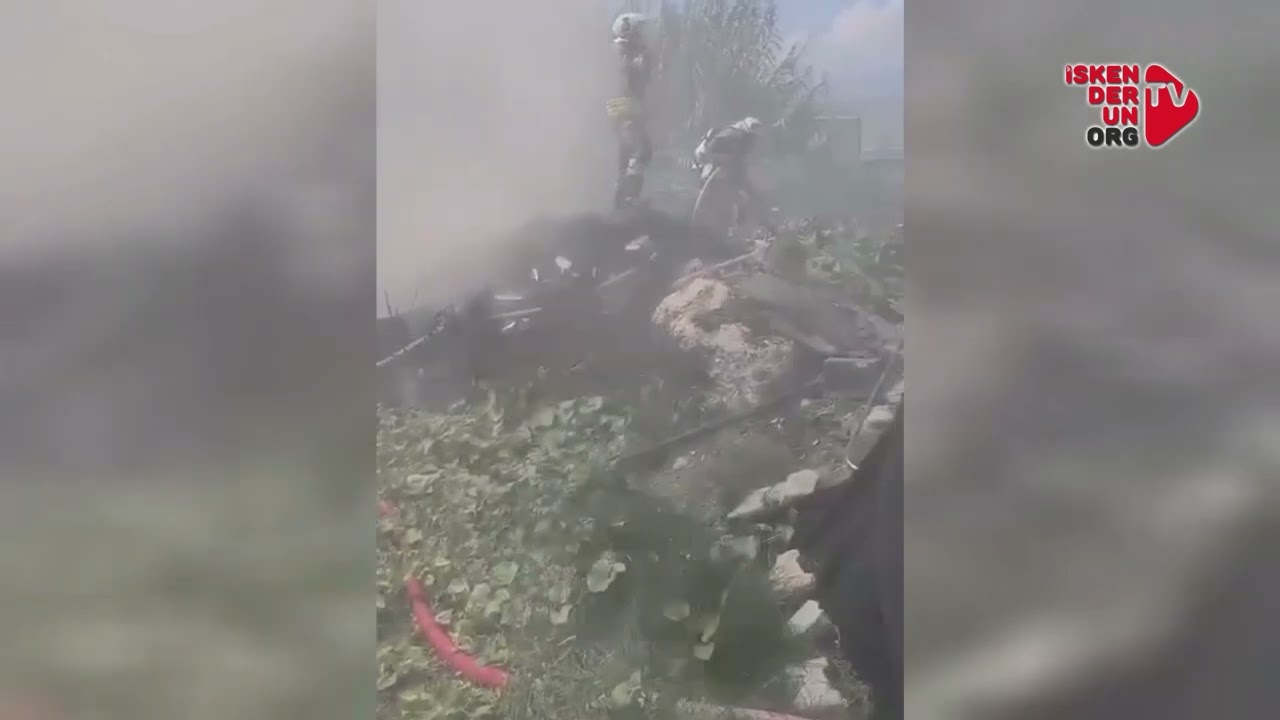Güzelburç’ta Hurdalık ve Otluk Yangını Korkuttu