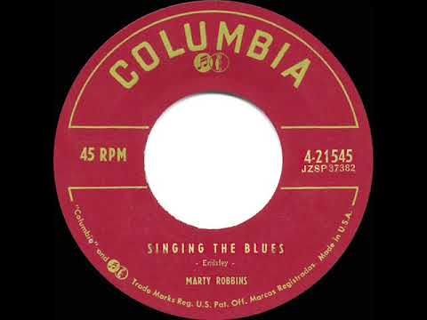 1956 HITS ARCHIVE: Singing The Blues - Marty Robbins (#1 C&W hit)