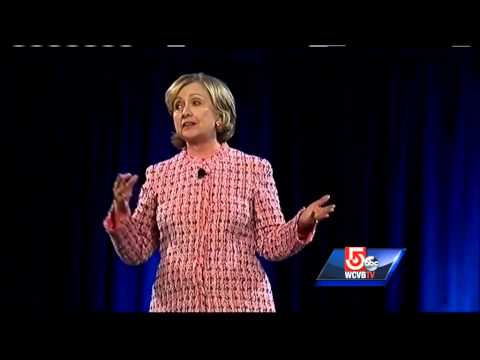 Hillary Clinton talks equality, building stronger economy at Simmons