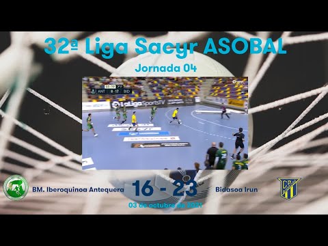32ª Liga Sacyr ASOBAL J04: BM. Iberoquinoa Antequera - Bidasoa Irun 16-23