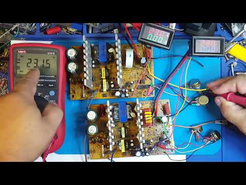 Как подключить два импульсных блока питания последовательно и параллельно , 0-48 V или 0-20 A