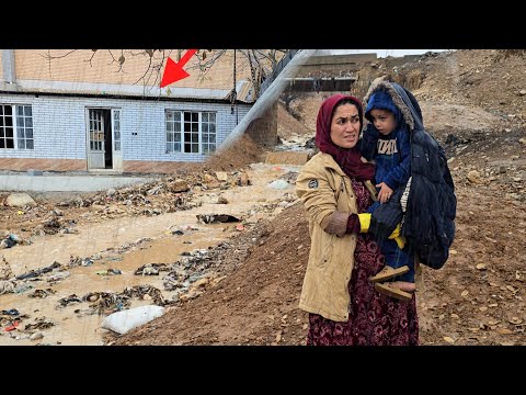 Shocking images of Noah's flood come to life: A mother's home at risk of flood— and a tough decision