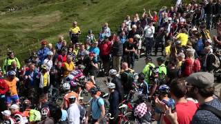 preview picture of video 'Tour de France 2014 - Last rider up Holme Moss.'
