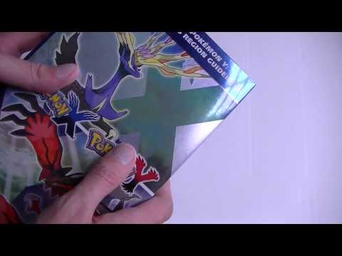 Pokemon X and Y Strategy Guide Unboxing