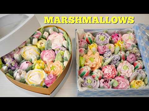How to Make Marshmallow Creations That Will Blow Your Mind - Zefir Edible Flowers