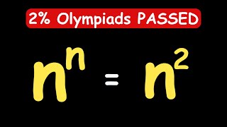 GERMANY OLYMPIADS || How to Solve for n? || n = ? ||