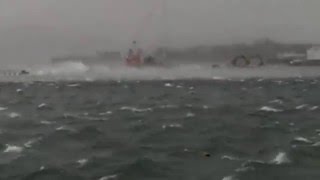 Storm Gertrude, Lerwick, Shetland