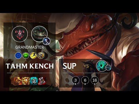 Tahm Kench Support vs Thresh - EUW Grandmaster Patch 11.13