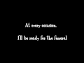 Nina Nesbitt - The Funeral - Lyrics on screen 