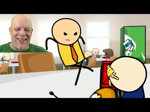 REACTION VIDEO | Cyanide & Happiness" #8, Part 1 - Tough Times For Sad Larry!