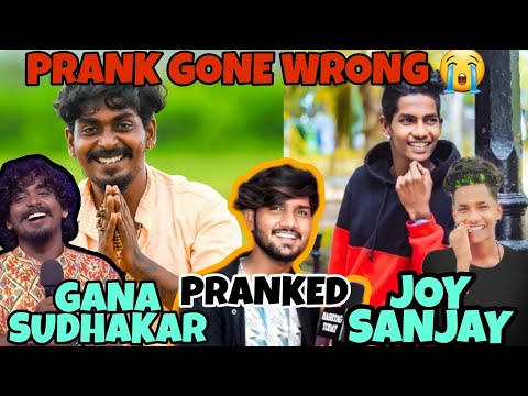 GANA SUDHAKAR PRANKED JOY SANJAY 😂| PRANK GONE WRONG | VJ SAMEER | HASHTAG TODAY | GANA SINGER PRANK