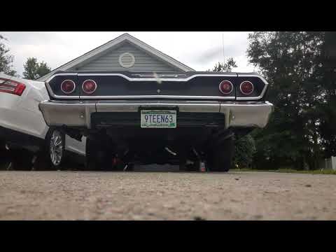 1963 Chevy Belair Hooker Aero Chamber exhaust