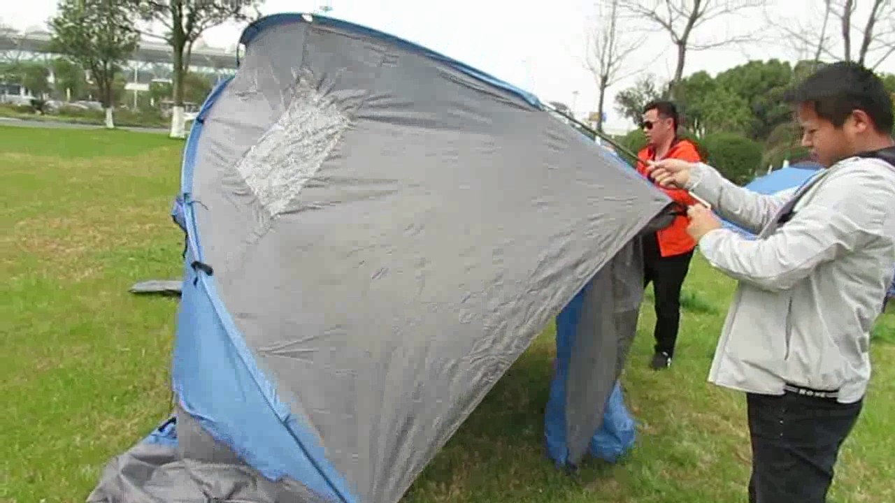 Watch video How to set up a 6 man family camping tent Now How to set up a 6 man family camping tent
