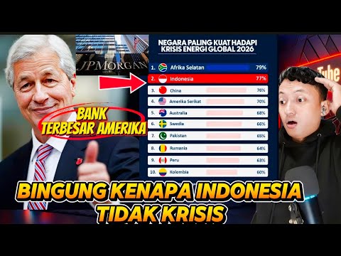 BANK TERBESAR AMERIKA BINGUNG KOK INDONESIA TIDAK KRISIS