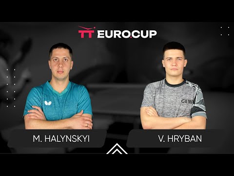 16:20 Mykola Halynskyi - Vadym Hryban 29.05.2025 TT Euro.Cup Ukraine Elite. TABLE 3