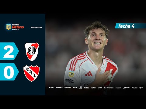 RIVER 2 - 0 INDEPENDIENTE I Resumen del partido | #TorneoBetano Apertura 2025