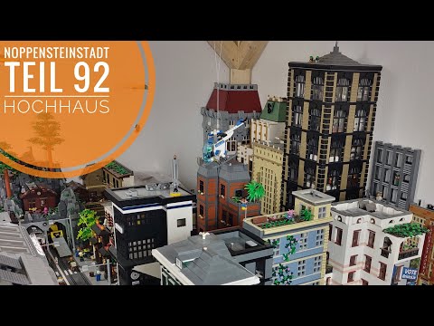 Noppensteinstadt - Teil 92 Wohnen im Hochhaus // BlueBrixx Lego