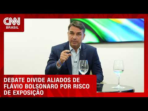 Debate presidencial: aliados de Flávio Bolsonaro avaliam riscos de exposição | BASTIDORES CNN