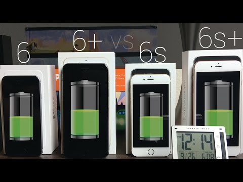 Battery Life: iPhone 6s vs iPhone 6s Plus vs iPhone 6 & 6 Plus