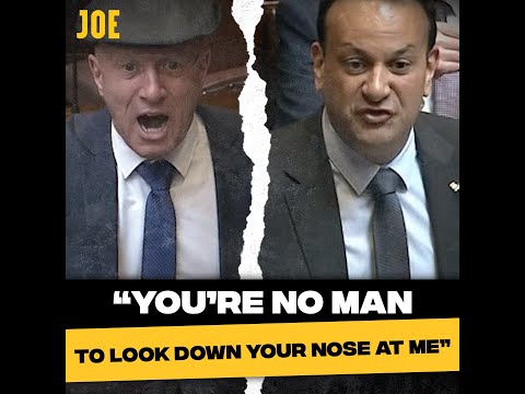 Leo Varadkar and Michael Healy-Rae have heated exchange in the Dáil