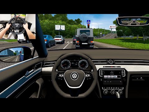 2015 Volkswagen Passat B8 - City Car Driving [Steering Wheel Gameplay]
