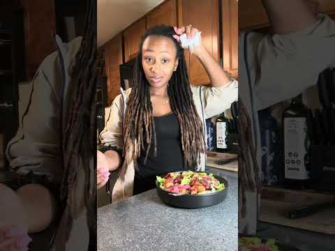 I Didn’t Measure This | Teriyaki Shrimp Salad (Cookbook Test Night)