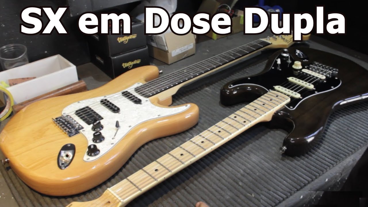 Customização: Guitarras SX + Gotoh + Sergio Rosar + Inox . Brunelli Luthier