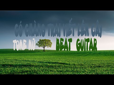 CÓ CHÀNG TRAI VIẾT LÊN CÂY ( BEAT GUITAR ACTOUSIC TONE NỮ ) - PHAN MANH QUỲNH | Cover By Atoo