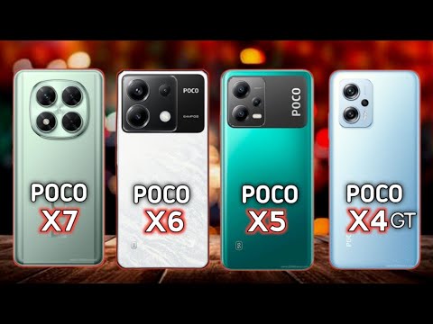 poco x7 vs poco x6 vs poco x5 vs poco x4 GT